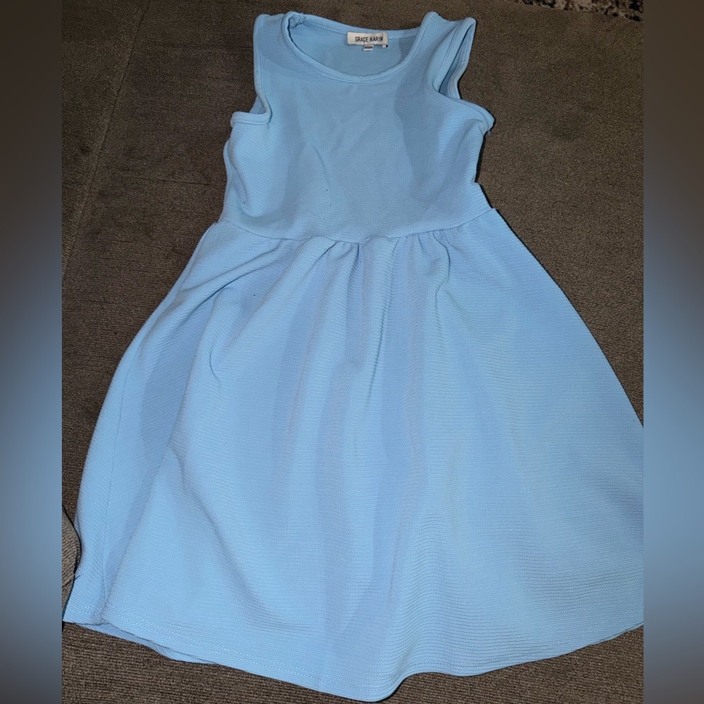 💙 Baby Blue Summer Dress – Size 11/12Y – Like New 💙